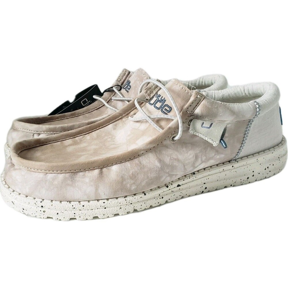 NWT Hey Dude Wally Funk Camp Tie Dye Men's Size 7 Slip-On Casual Shoes
